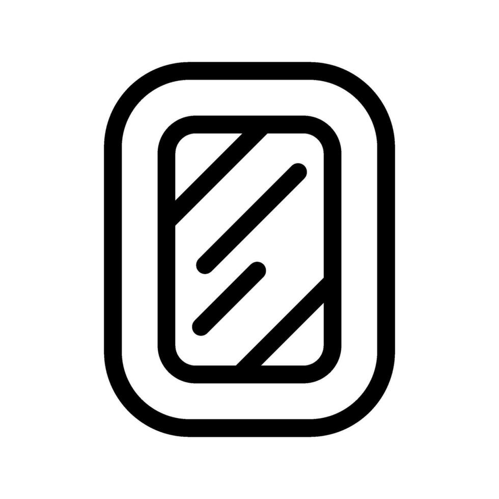 Mirror Icon Vector Symbol Design Illustration