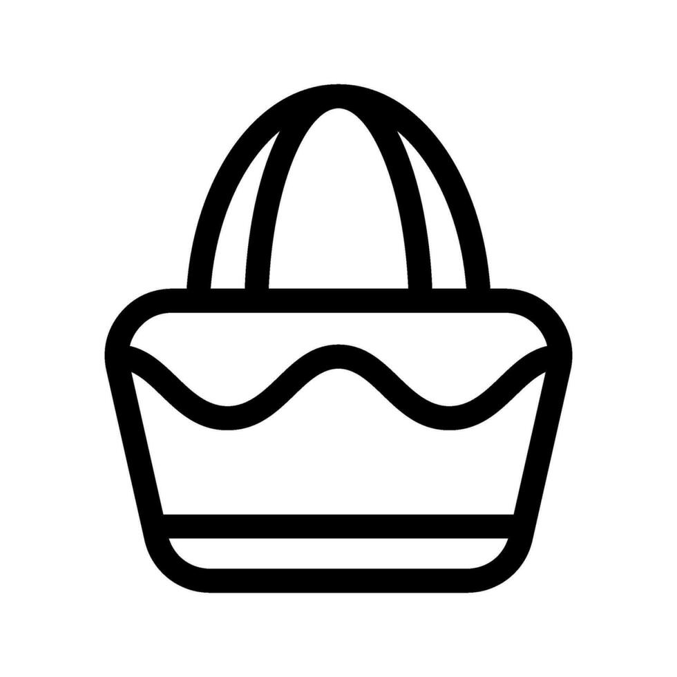 bolso icono vector símbolo diseño ilustración