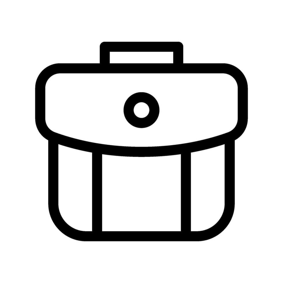 Briefcase Icon Vector Symbol Design Illustration