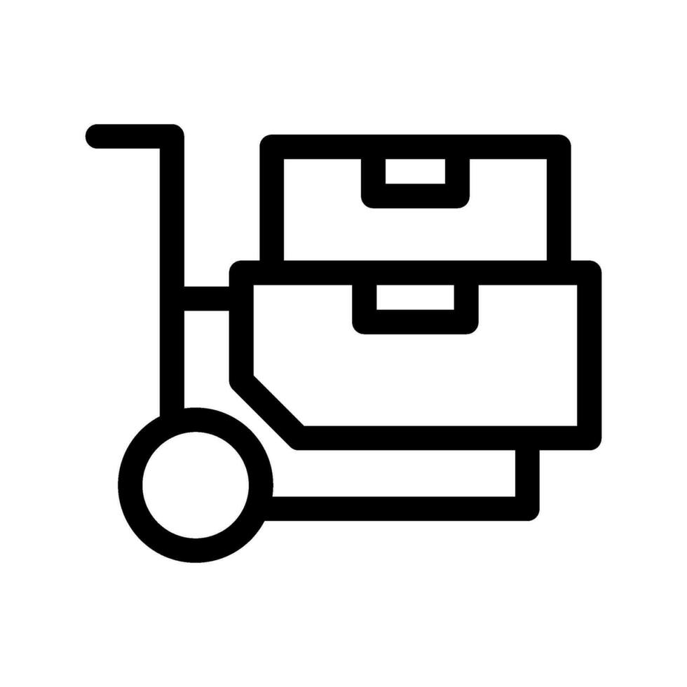Trolley Icon Vector Symbol Design Illustration