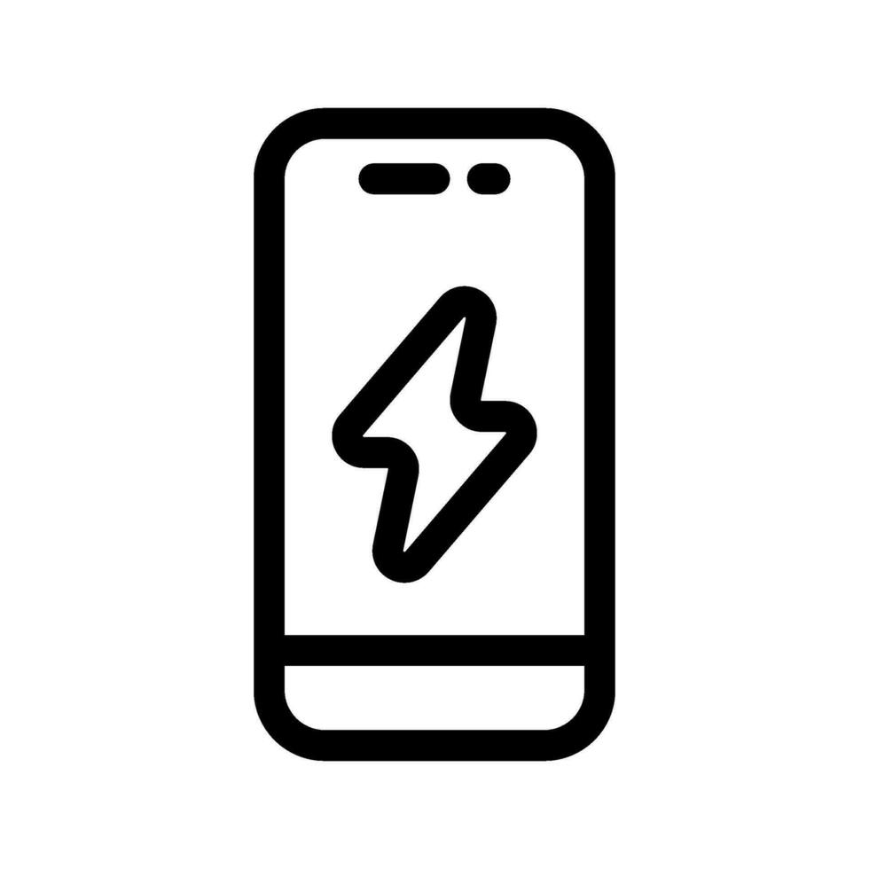 Mobile Charging Icon Vector Symbol Design Illustration