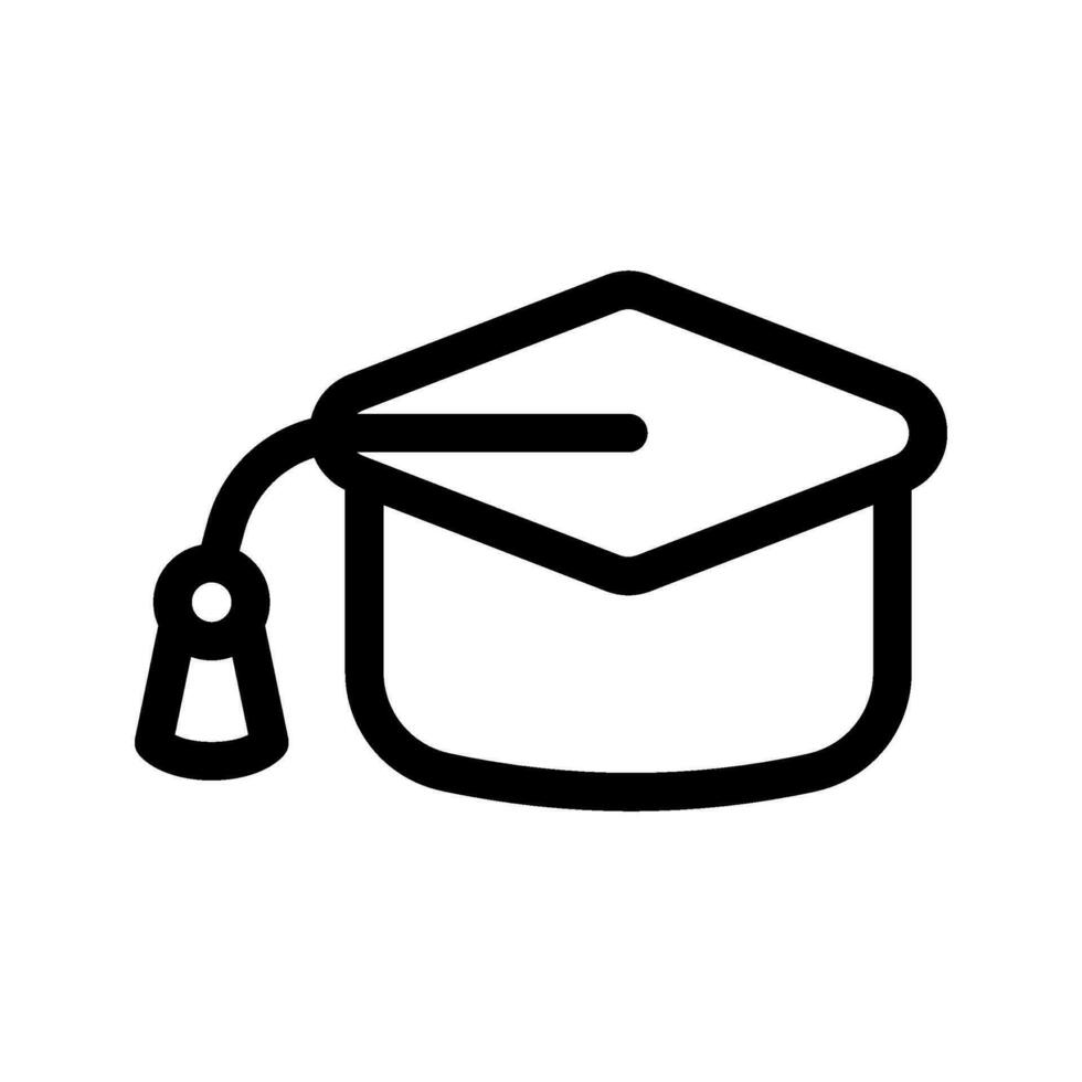 Education Cap Icon Vector Symbol Design Illustration