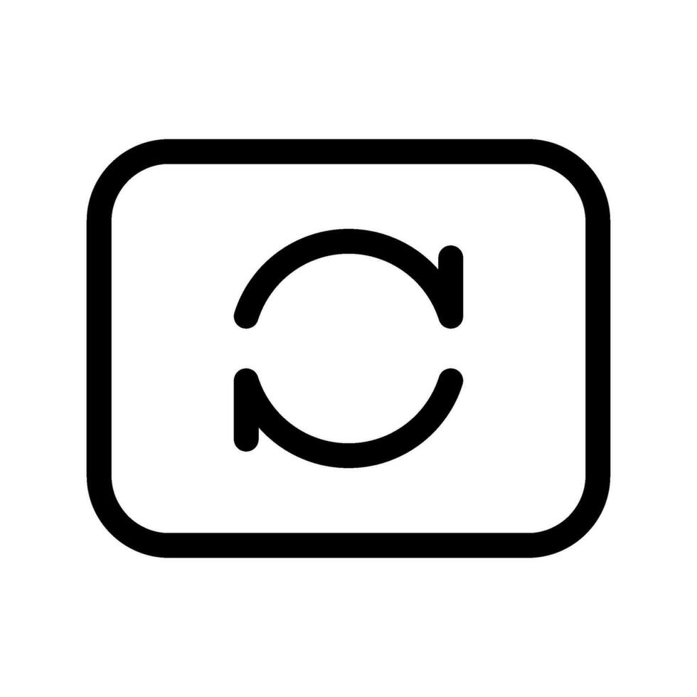 Rotate Icon Vector Symbol Design Illustration