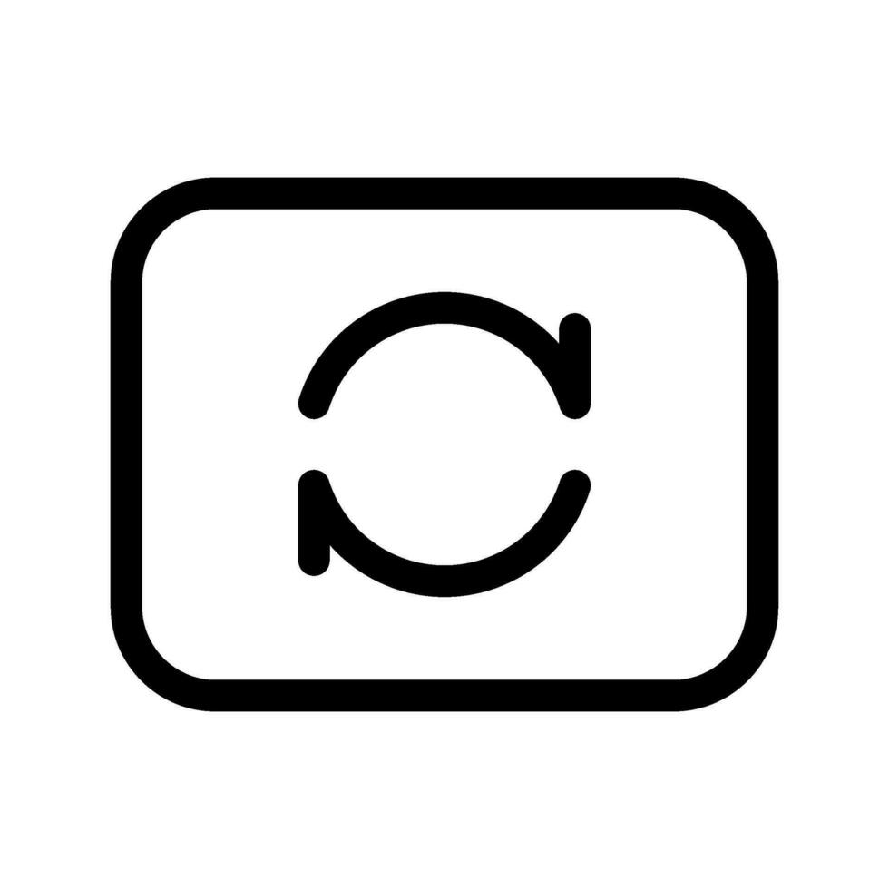 Rotate Icon Vector Symbol Design Illustration