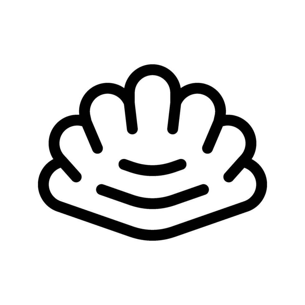 Shell Icon Vector Symbol Design Illustration