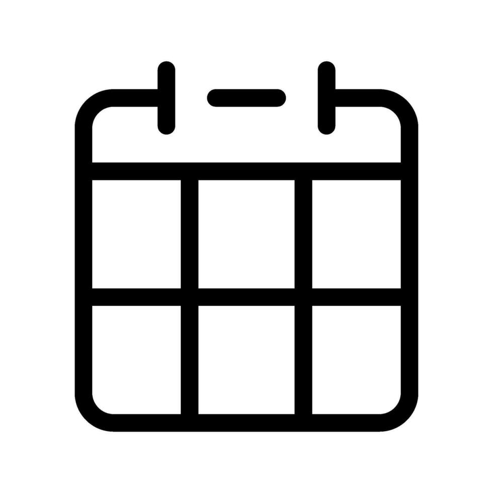 Spreadsheet Icon Vector Symbol Design Illustration