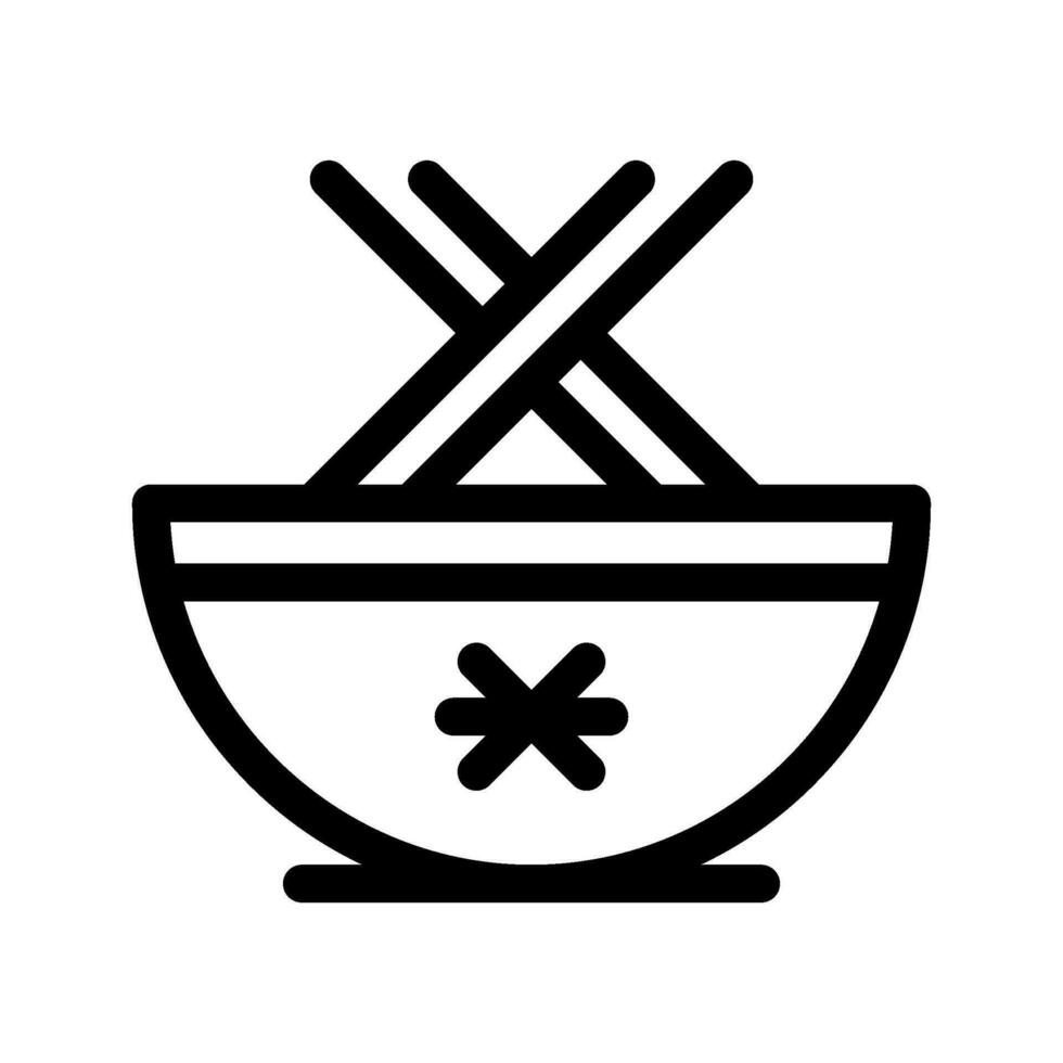 Bowl Icon Vector Symbol Design Illustration