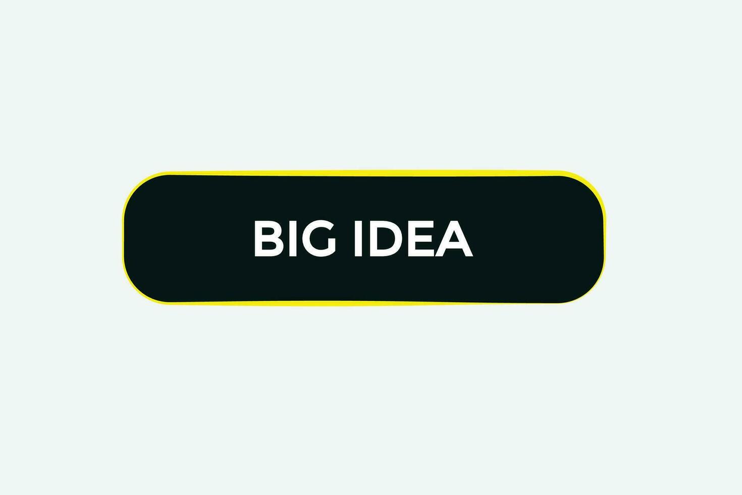 new big idea modern, website, click button, level, sign, speech, bubble  banner, vector