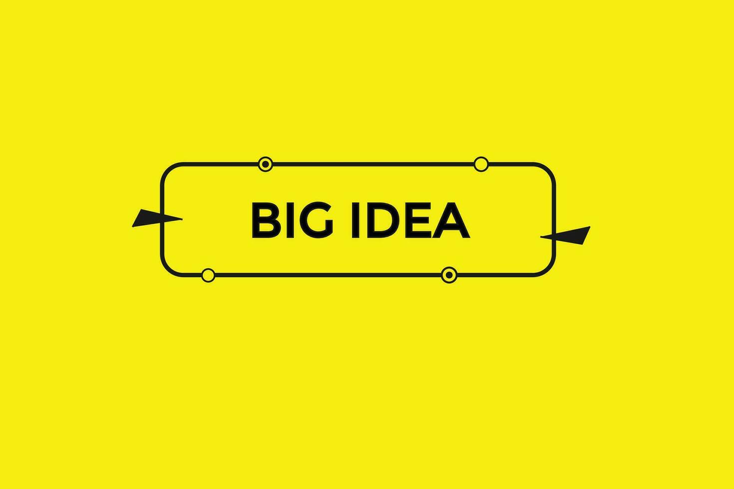 new big idea modern, website, click button, level, sign, speech, bubble  banner, vector
