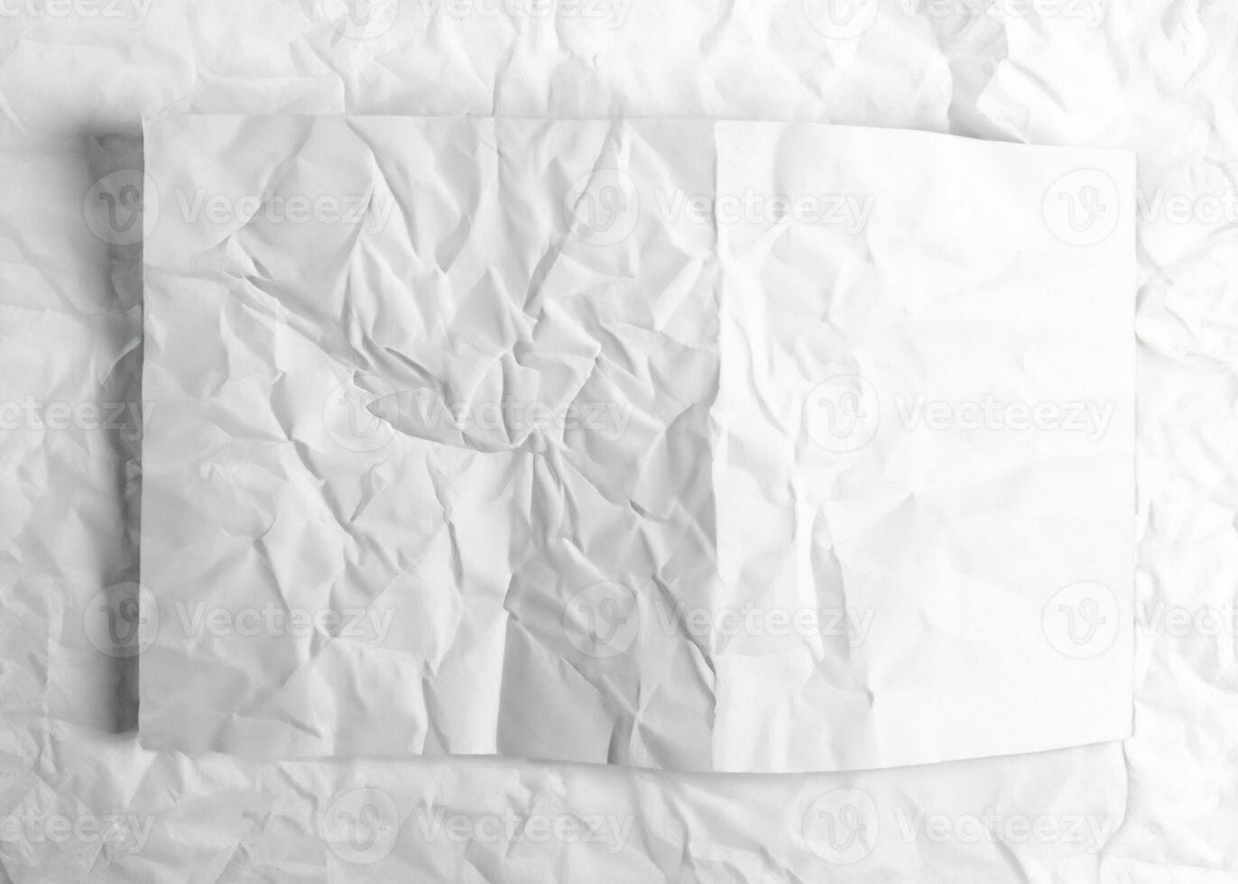 photo white crumpled paper texture background design space white tone