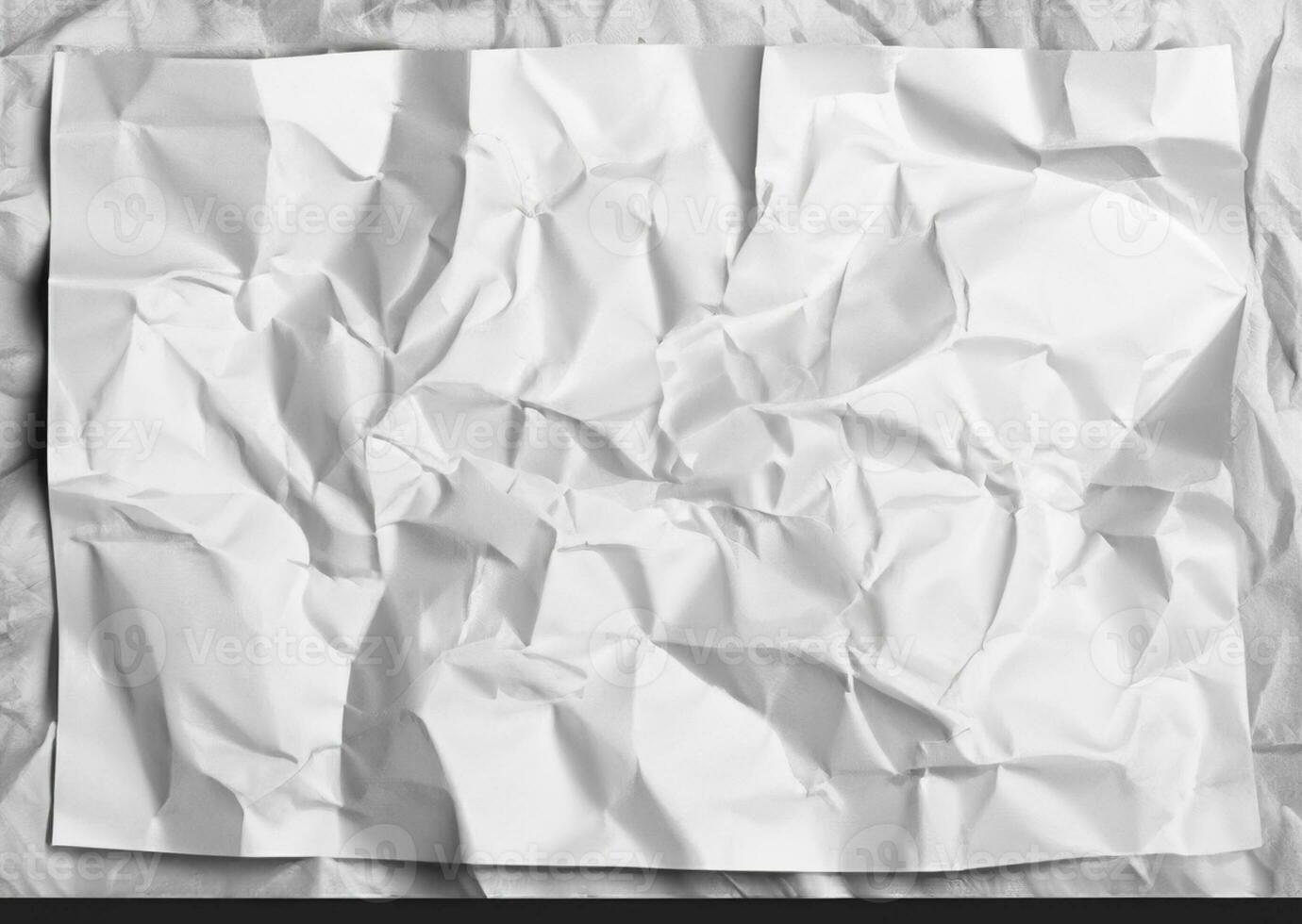 photo white crumpled paper texture background design space white tone