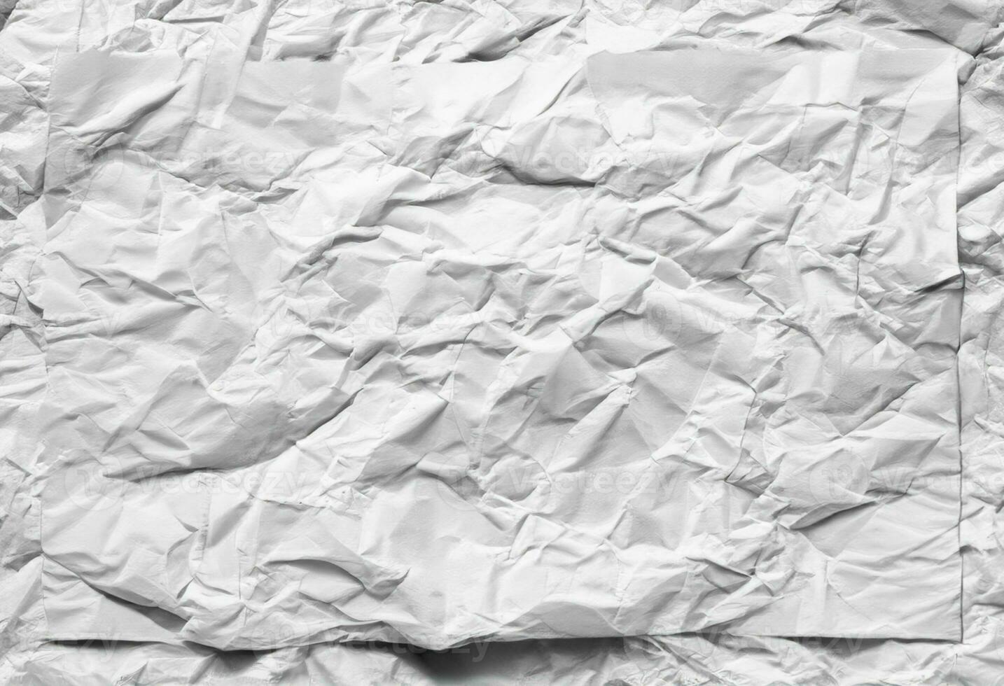 photo white crumpled paper texture background design space white tone