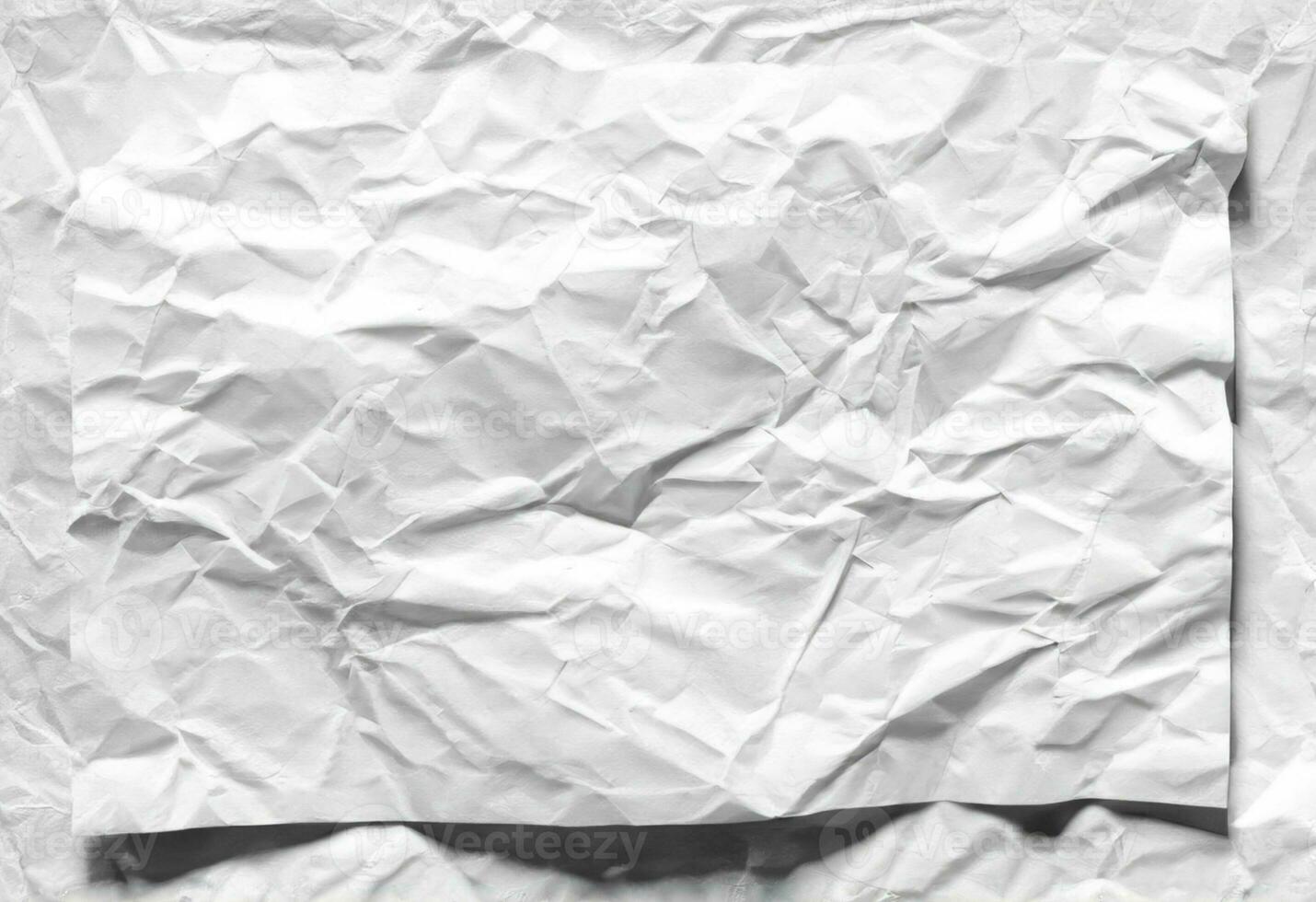 photo white crumpled paper texture background design space white tone