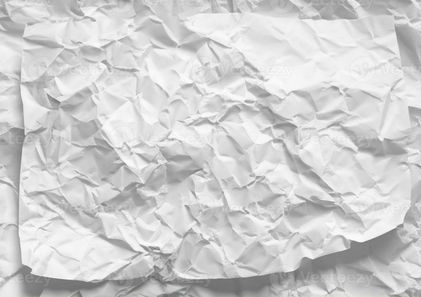 photo white crumpled paper texture background design space white tone