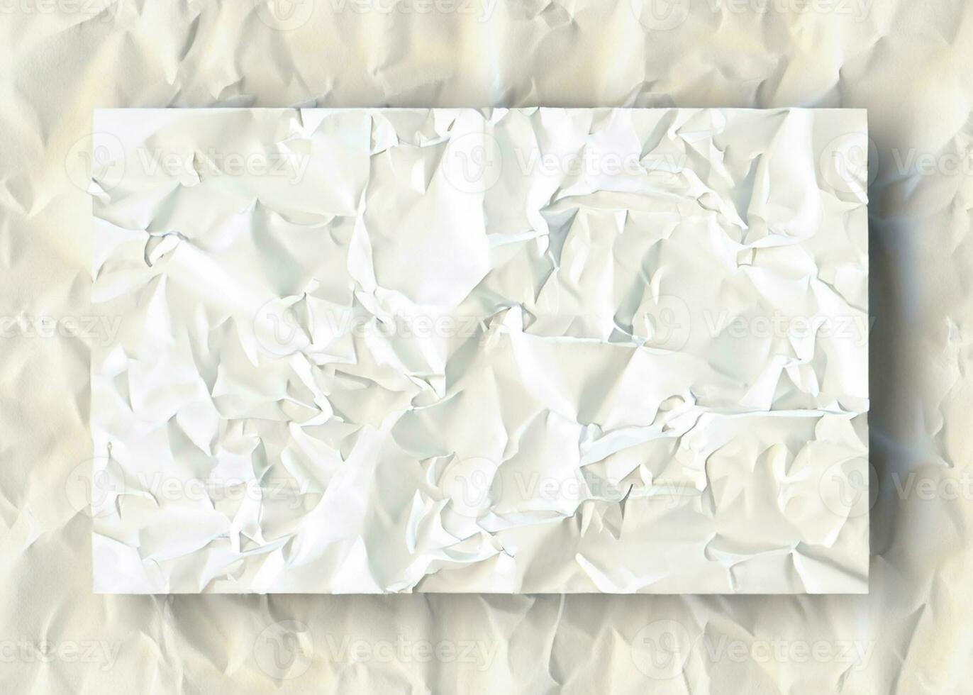 photo white crumpled paper texture background design space white tone