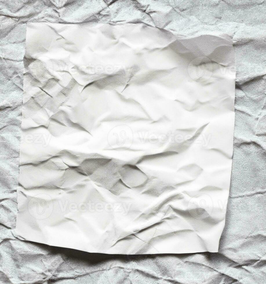 photo white crumpled paper texture background design space white tone