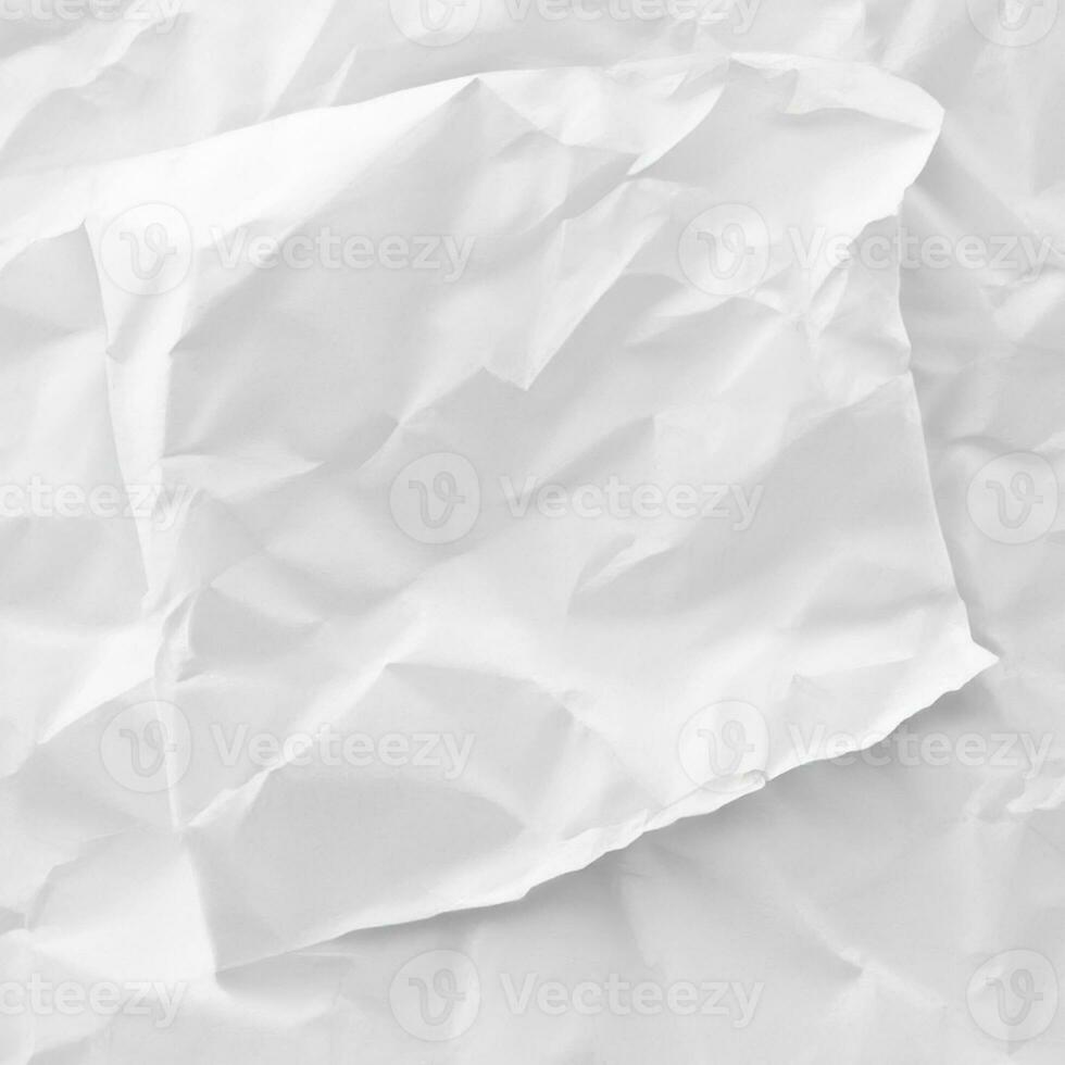 photo white crumpled paper texture background design space white tone