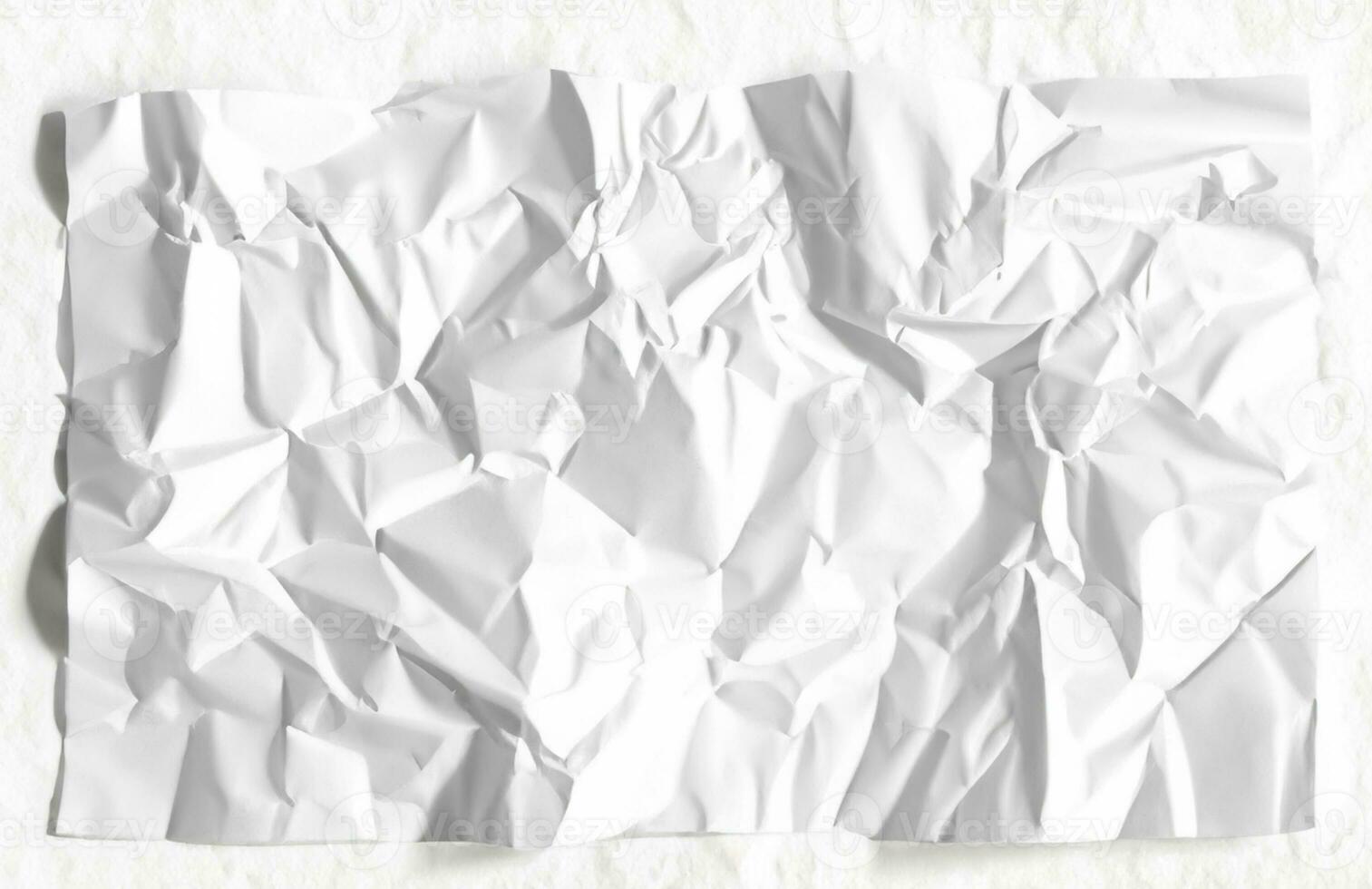 photo white crumpled paper texture background design space white tone