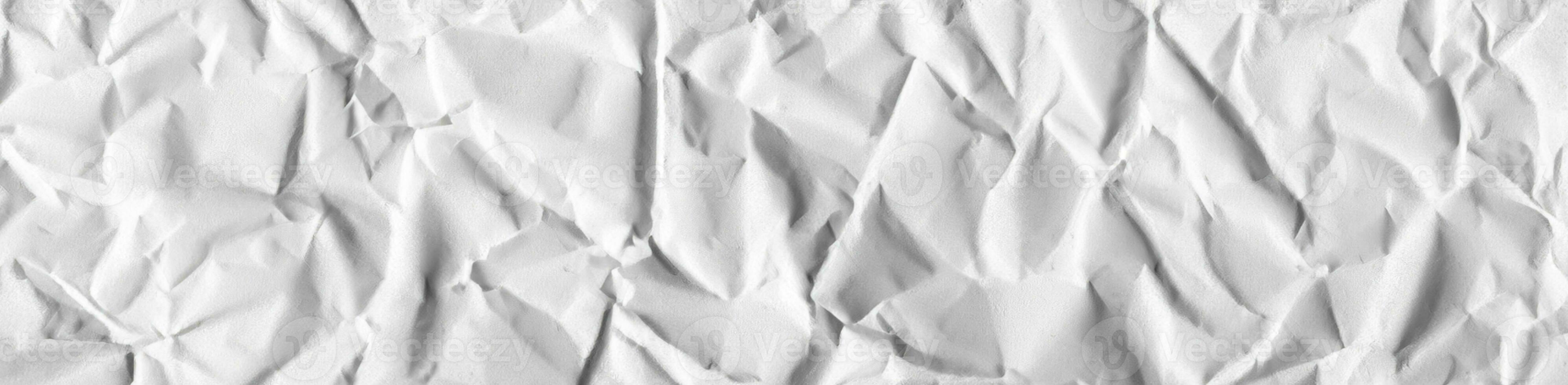 photo white crumpled paper texture background design space white tone