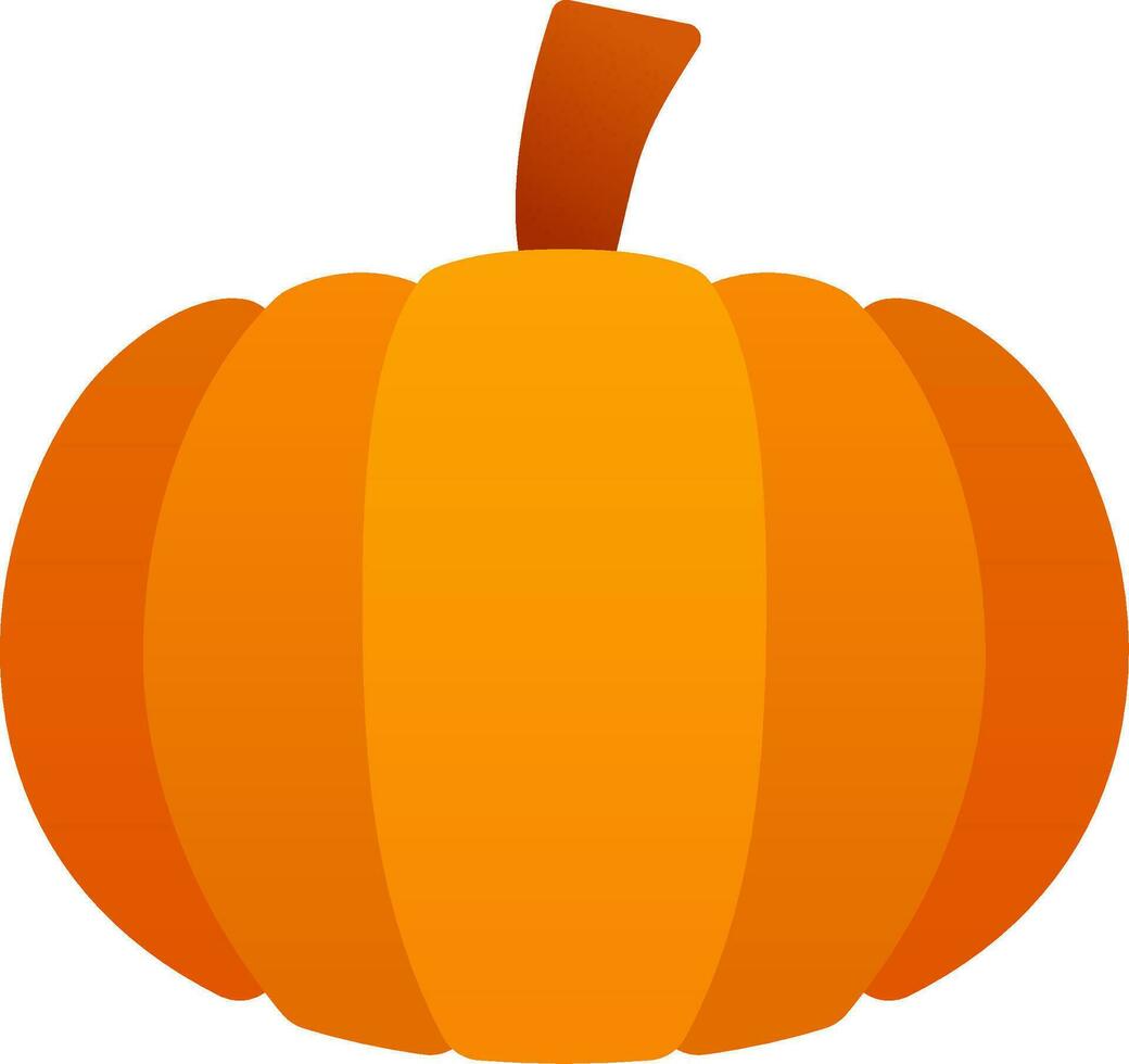 Pumpkin autumn icon vector illustration. Fall season pumpkin icon for harvest and food design. Simple pumpkin for autumn icon, sign, symbol, decoration or halloween. Food harvest in autumn season