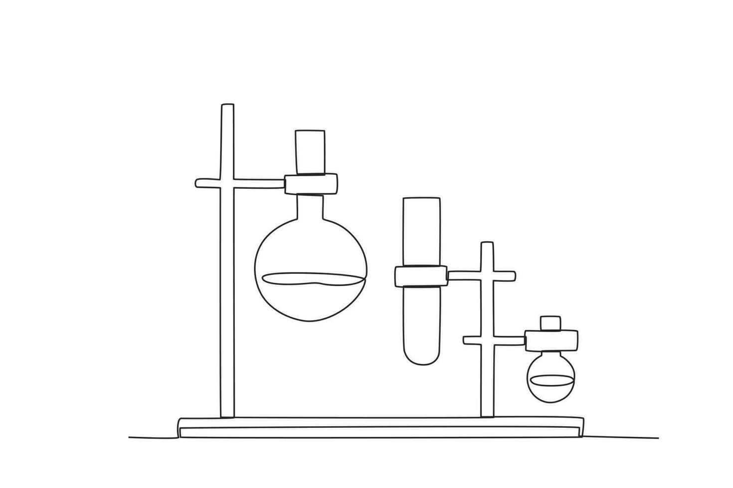 un químico solución experimentar vector