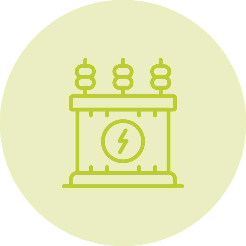 Power Transformer Vector Icon
