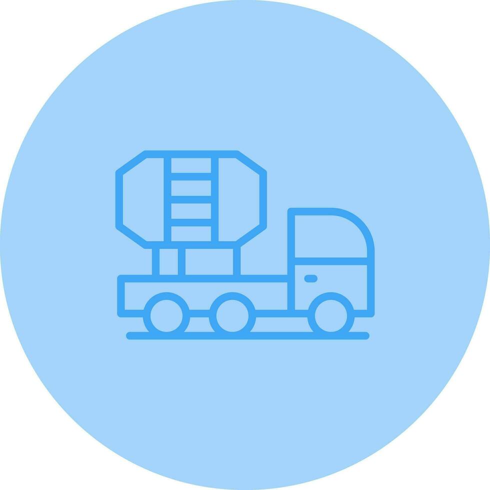 Mixer Truck Vector Icon