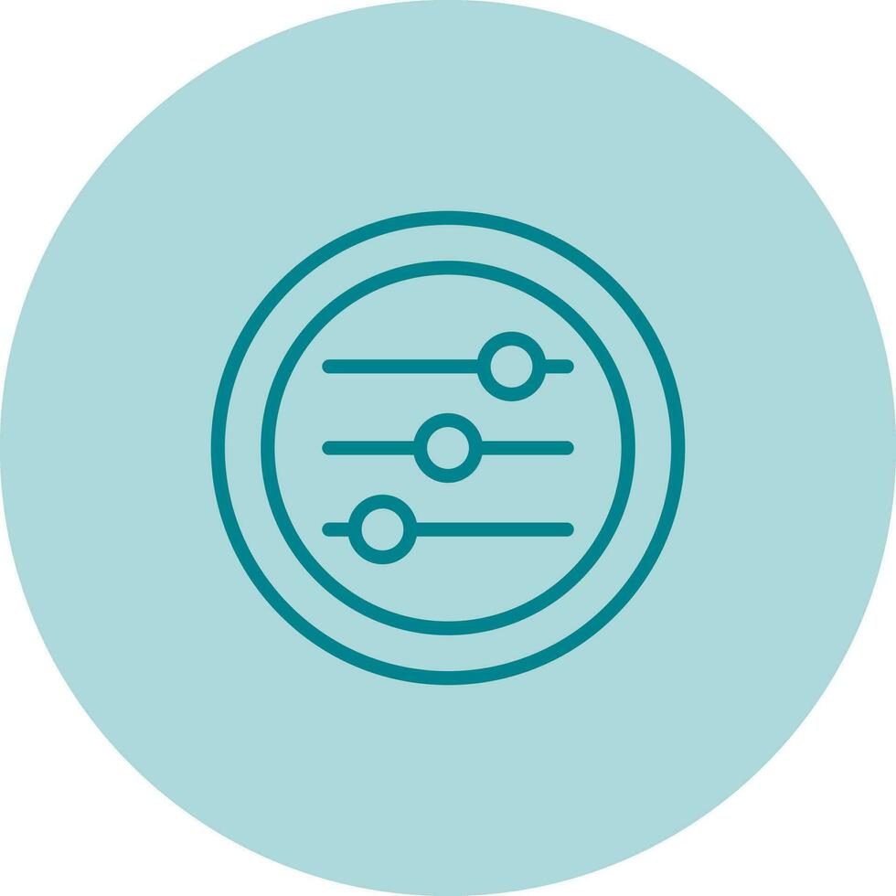 Settings Sliders Vector Icon