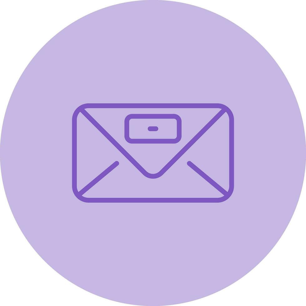 Envelope with stamp Vector Icon