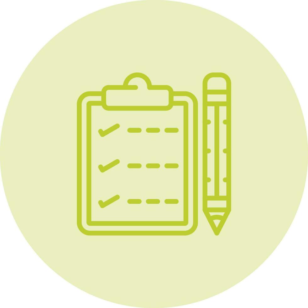 Writing pad Vector Icon