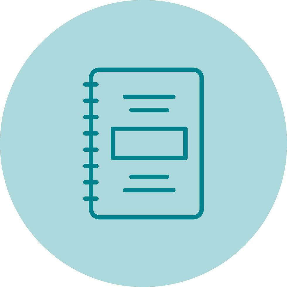 Notebook Vector Icon