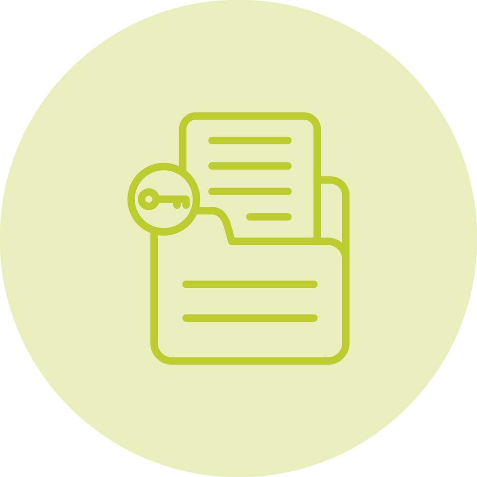 Document Unlock Vector Icon