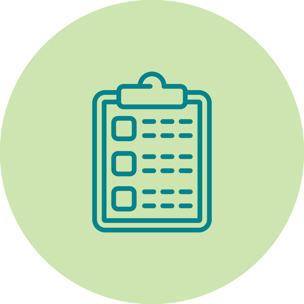 Clipboard with clipboard Vector Icon