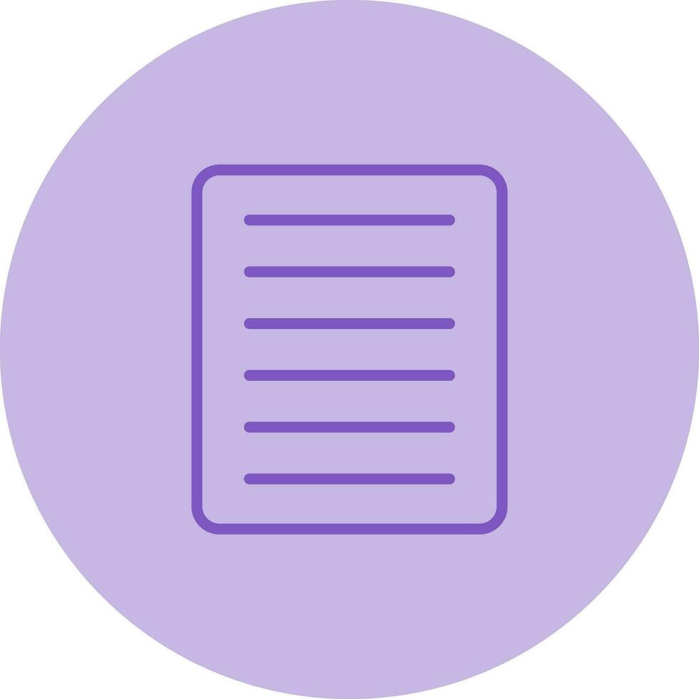 Document Align Justify Vector Icon