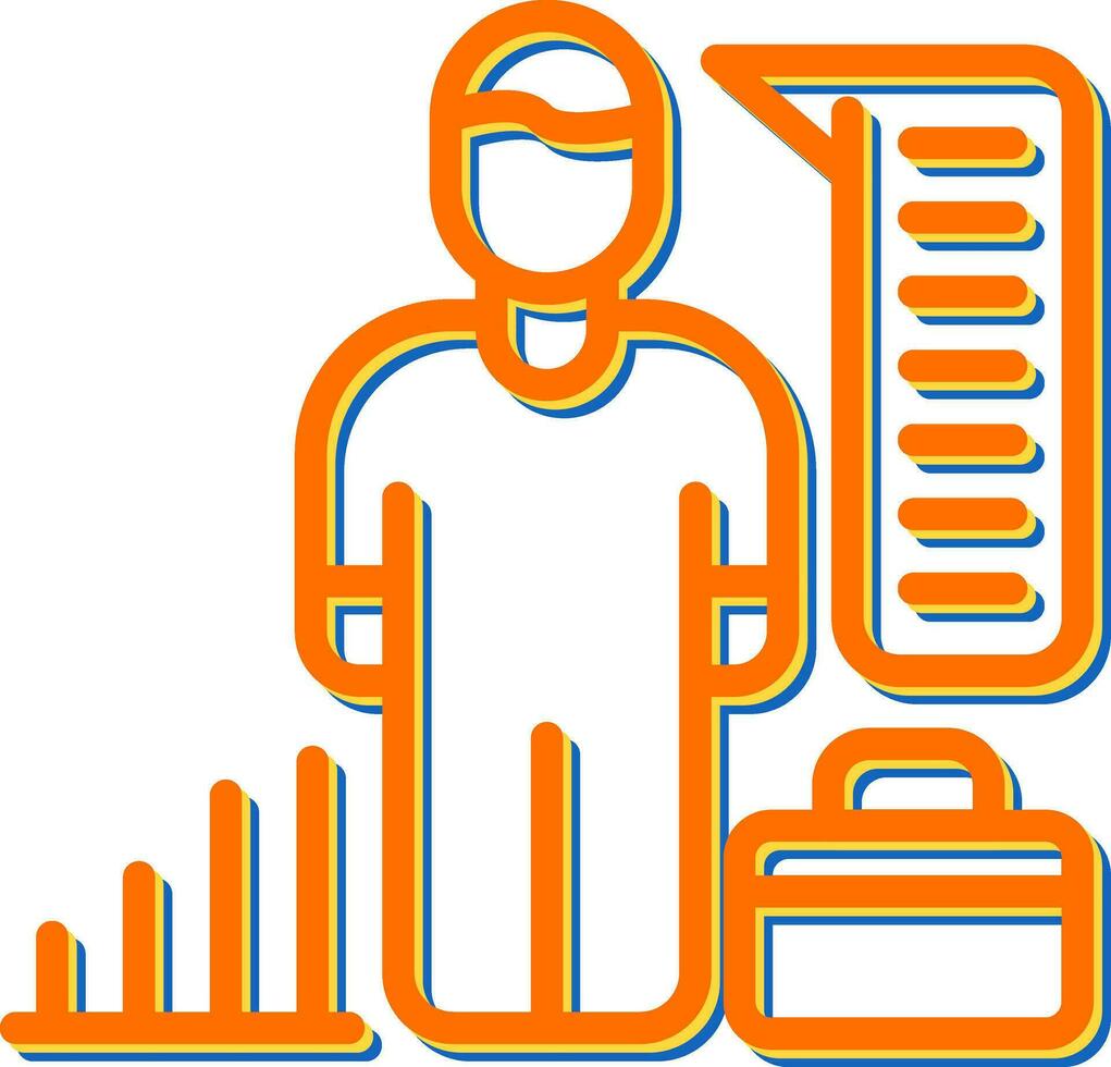 HR Analytics Vector Icon