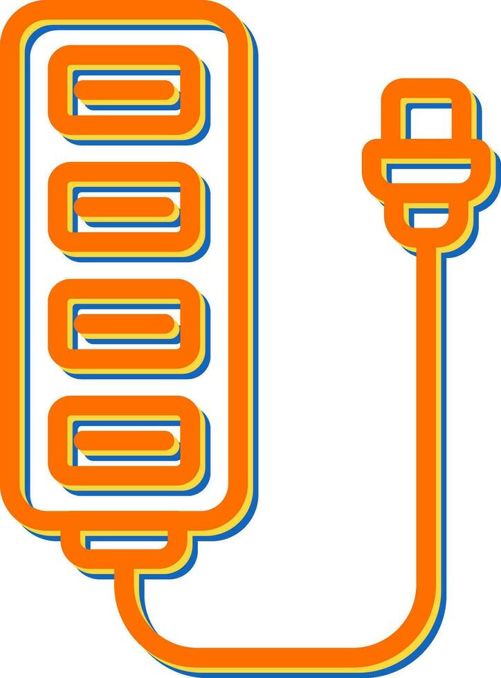 USB Hub Vector Icon