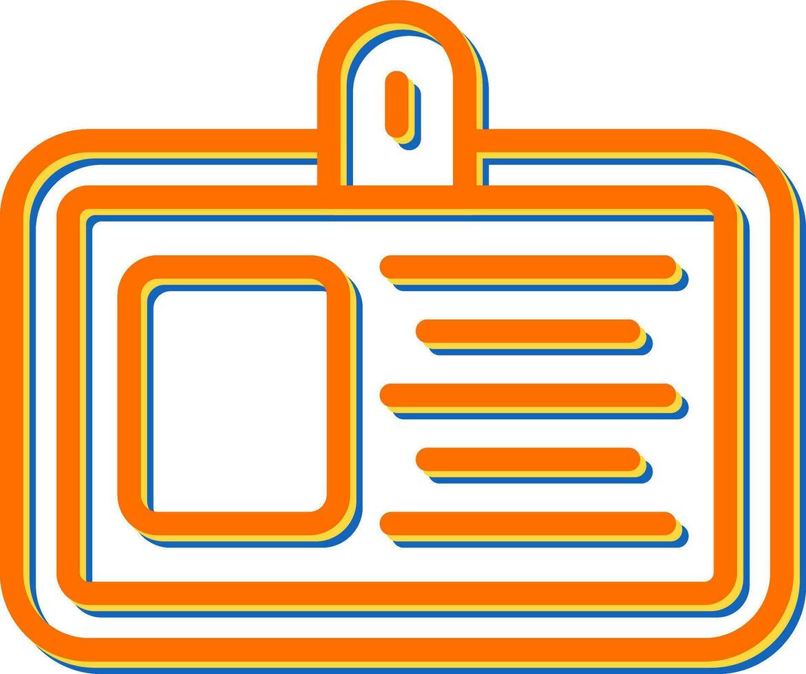 ID Card Vector Icon