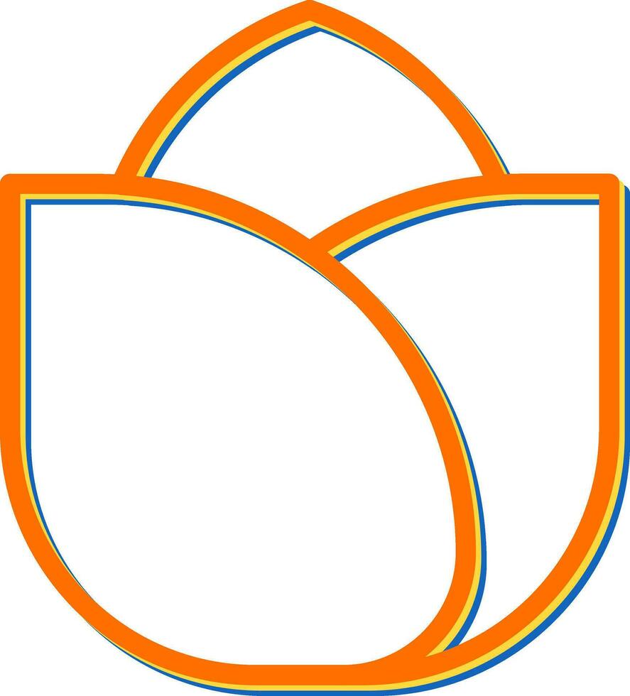Rose petals Vector Icon