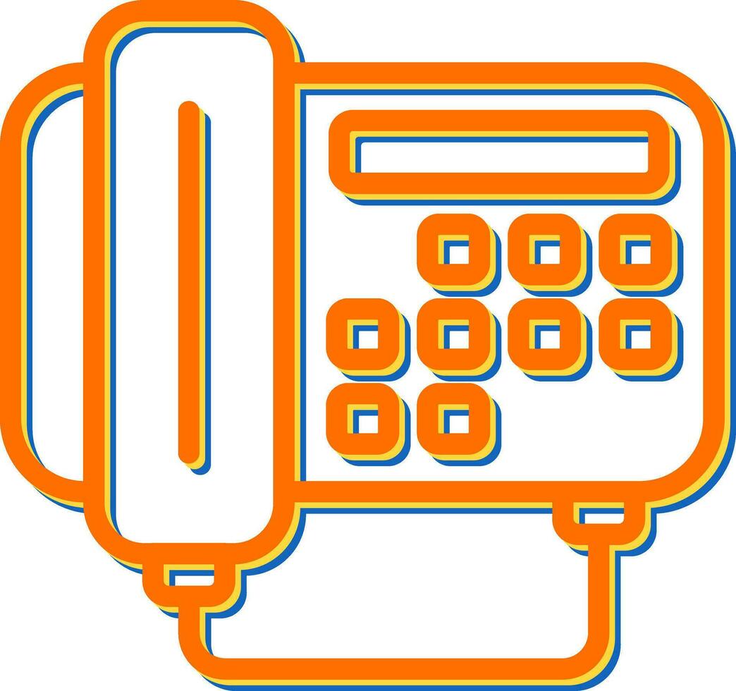 Fax Machine Vector Icon