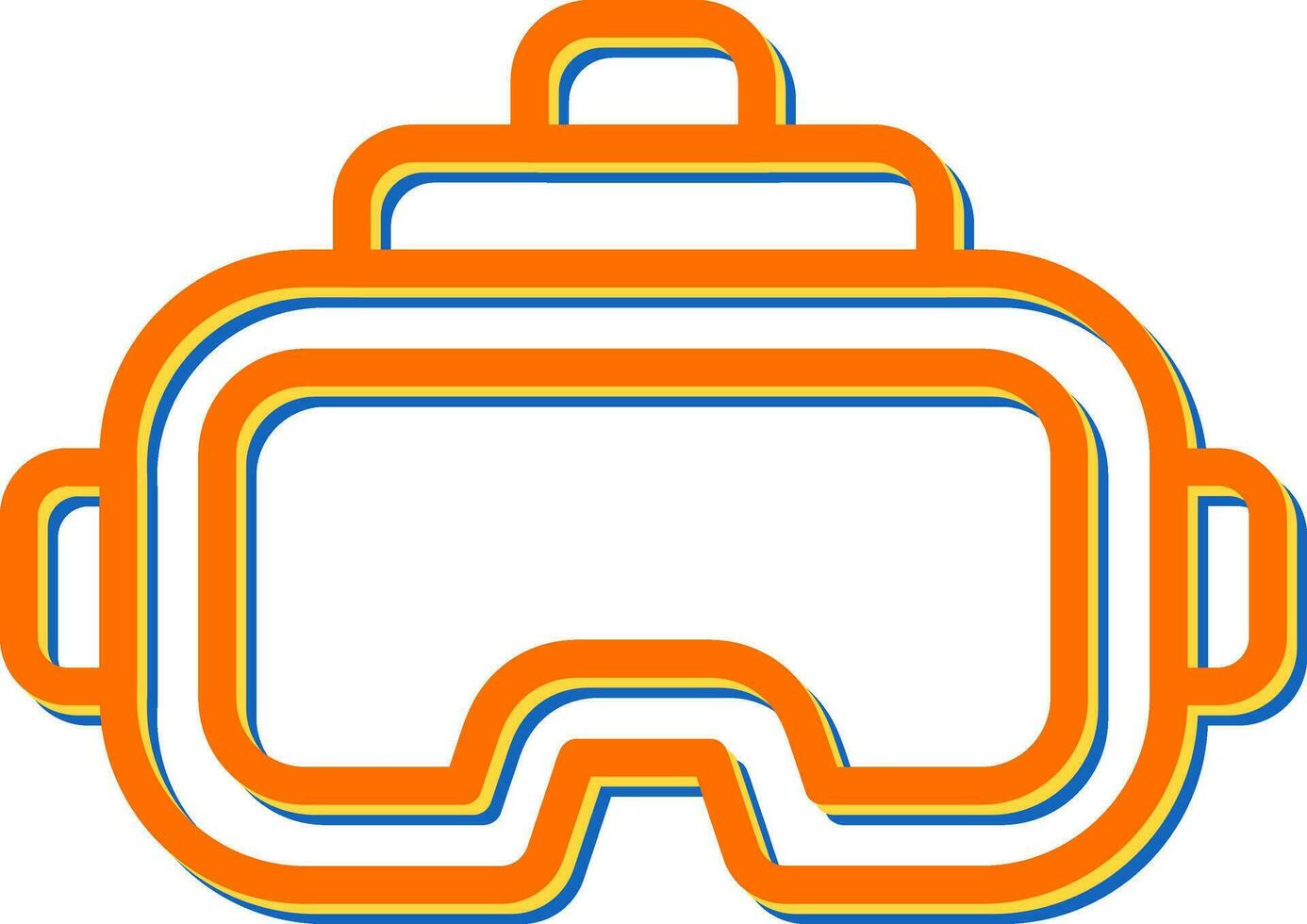 Virtual Reality Headset Vector Icon