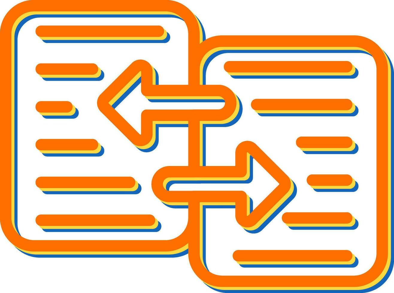 Data Transfer Vector Icon