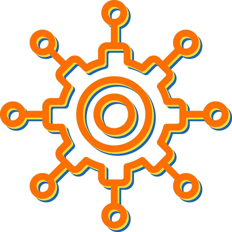 Microservices Vector Icon
