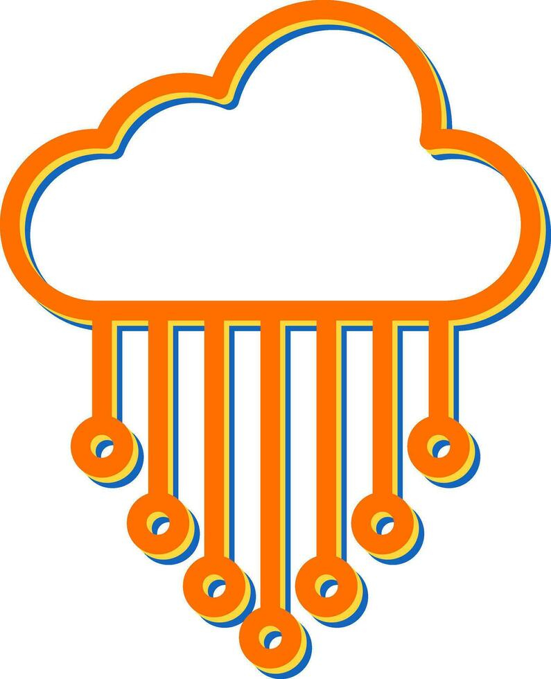 Cloud Integration Vector Icon