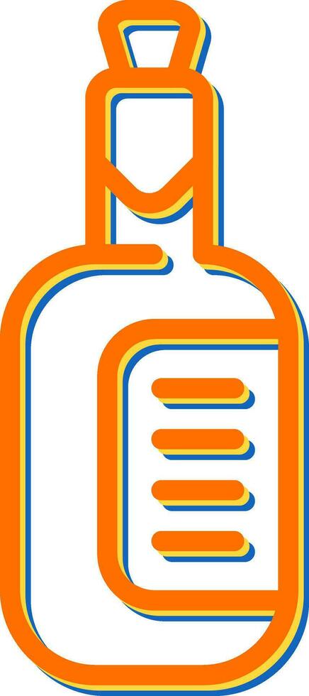 Champagne bottle Vector Icon