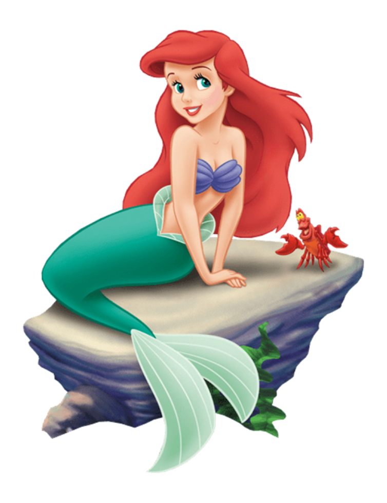 das wenig Meerjungfrau Ariel essbar Glasur Bild Kuchen wenig Meerjungfrau png