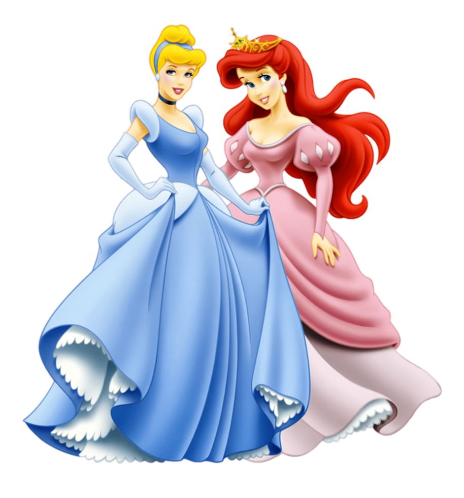 Disney Princesa Ariel e Cinderela png