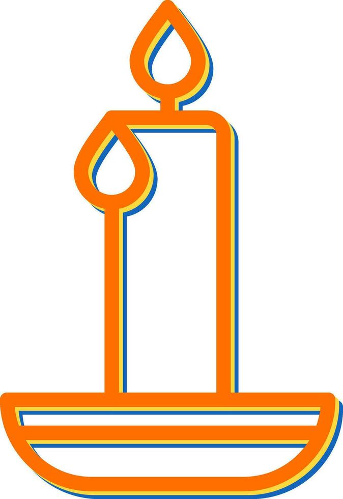 Emergency candle Vector Icon