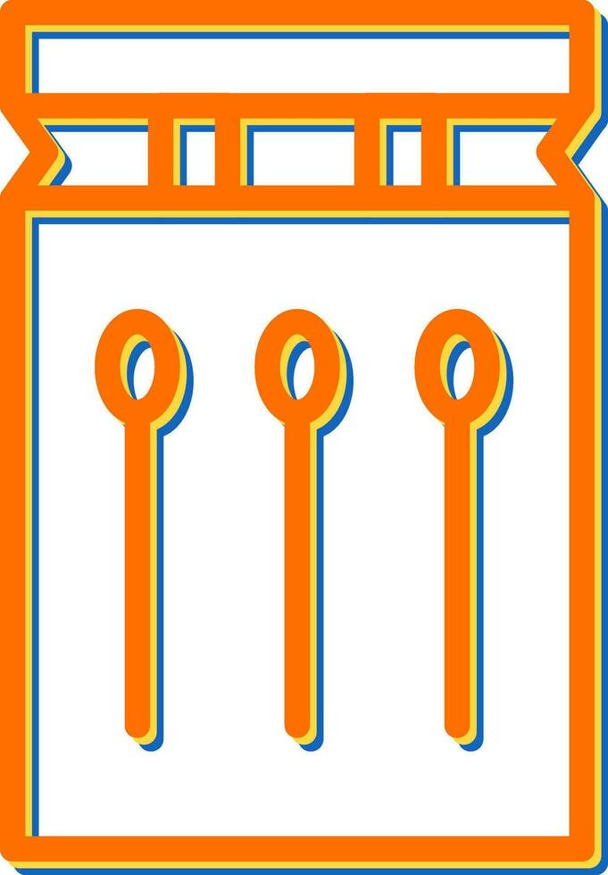 Waterproof matches Vector Icon