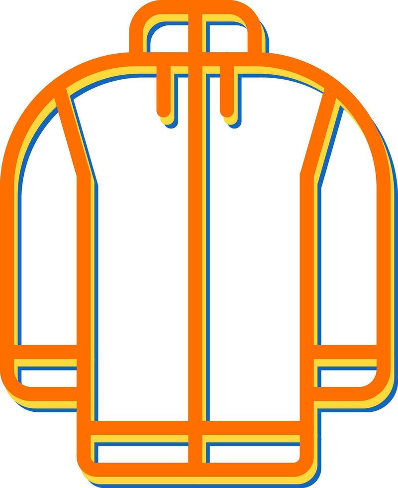 Fleece jacket Vector Icon