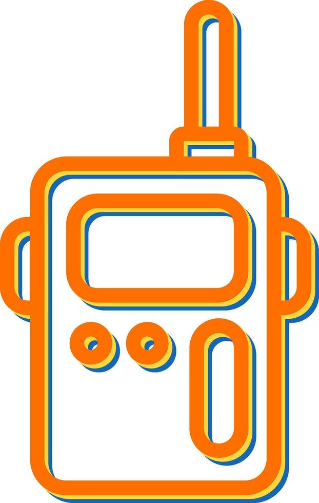 Emergency radio Vector Icon